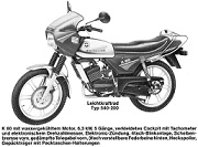 Zndapp-Schaltplan Typ 540-200 K 80 WK